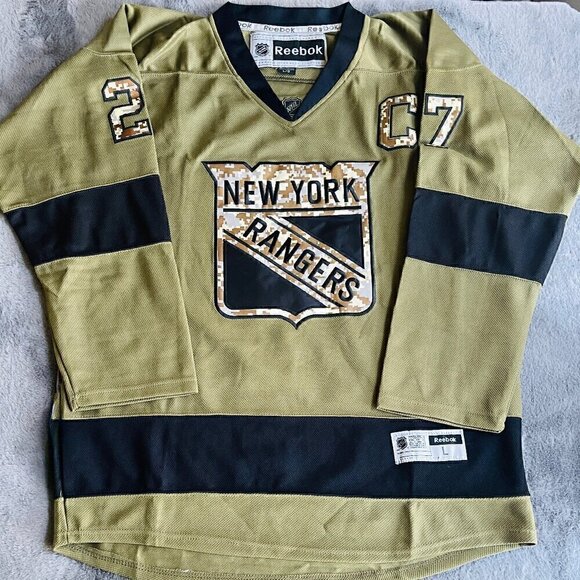 Reebok New York Rangers McDonagh veterans day Jersey multiple sizes - Picture 1 of 2